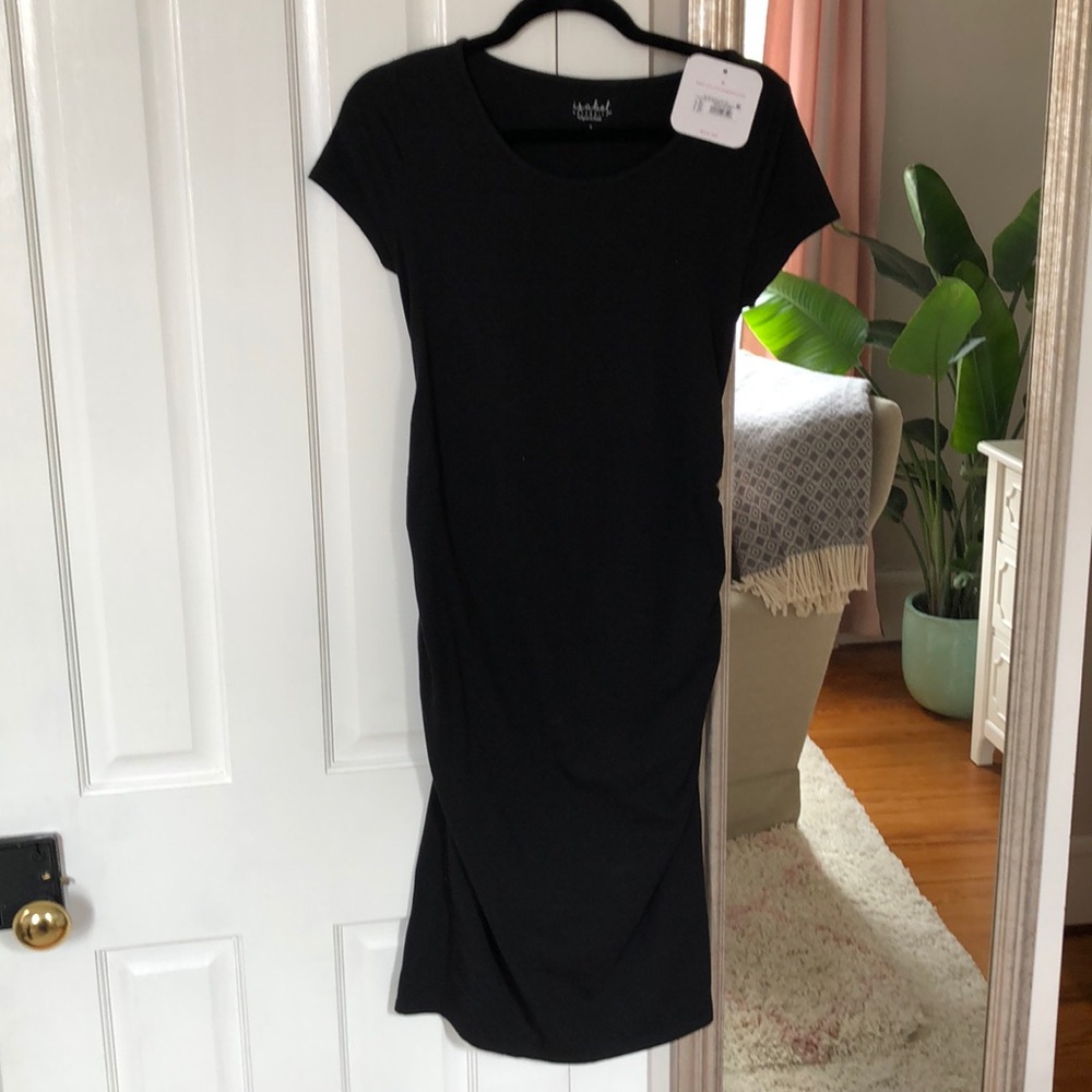 Isabel maternity black dress